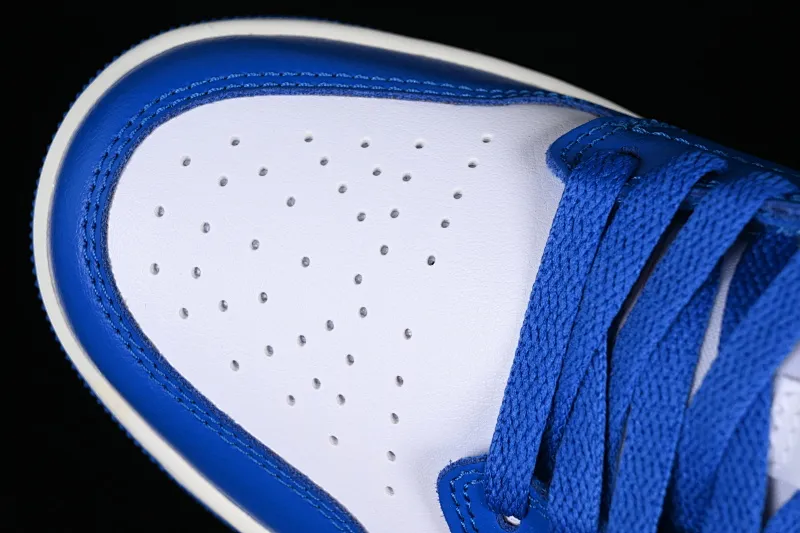 All categories Air Jordan Jordan series basketball shoes Air Jordan 1 Low G version pure original Air Jordan 1 Low "Sport Blue" AJ1 Joe 1 Independence Day color low top basketball shoes DC0774-416